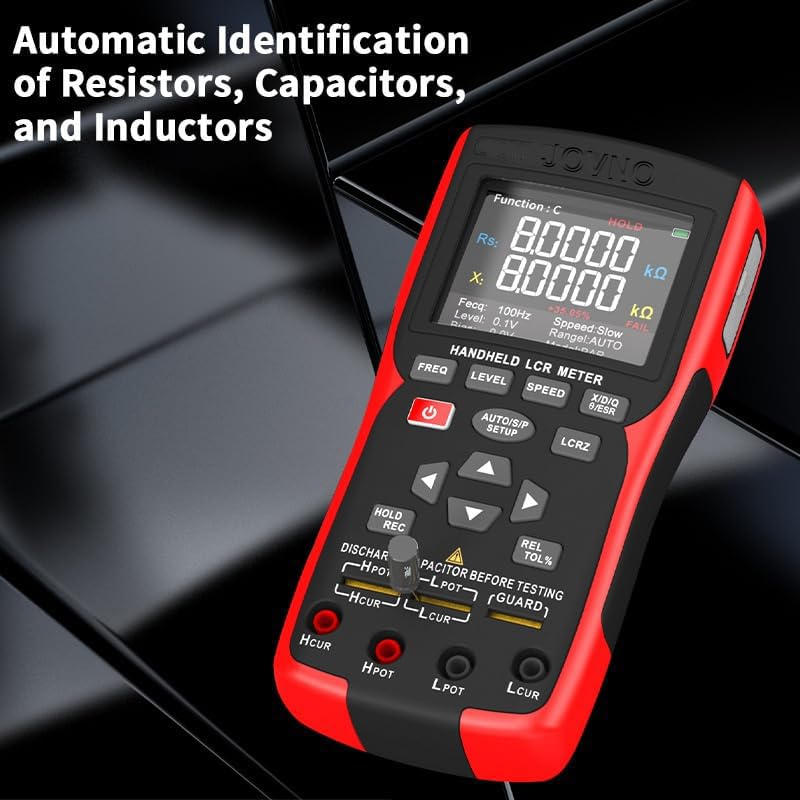 100KHz Frequency Meter Digital Inductance Capacitance Resistance Testers Electrical Multimeter