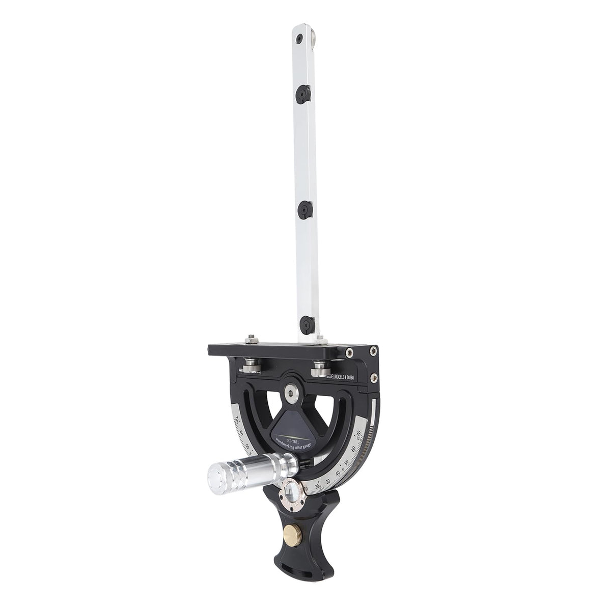 SIXRUN Miter Gauge 0-70 Degree Aluminum Alloy Woodworking Tool