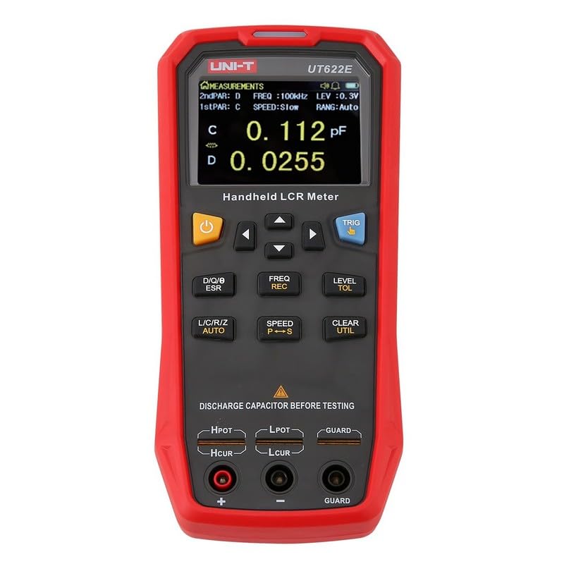 UNI-T UT622C 100MHz LCR Meter High-Precision Multimeter Digital Bridge Capacimeter Inductance Capacitance Resistance Multi Tester Testing Tool