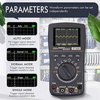 ET828 Intelligent Digital Oscilloscope Auto Range Graphical Multimeter 2.4" Screen 1MHz .5MSPS Waveform for Electronic Test