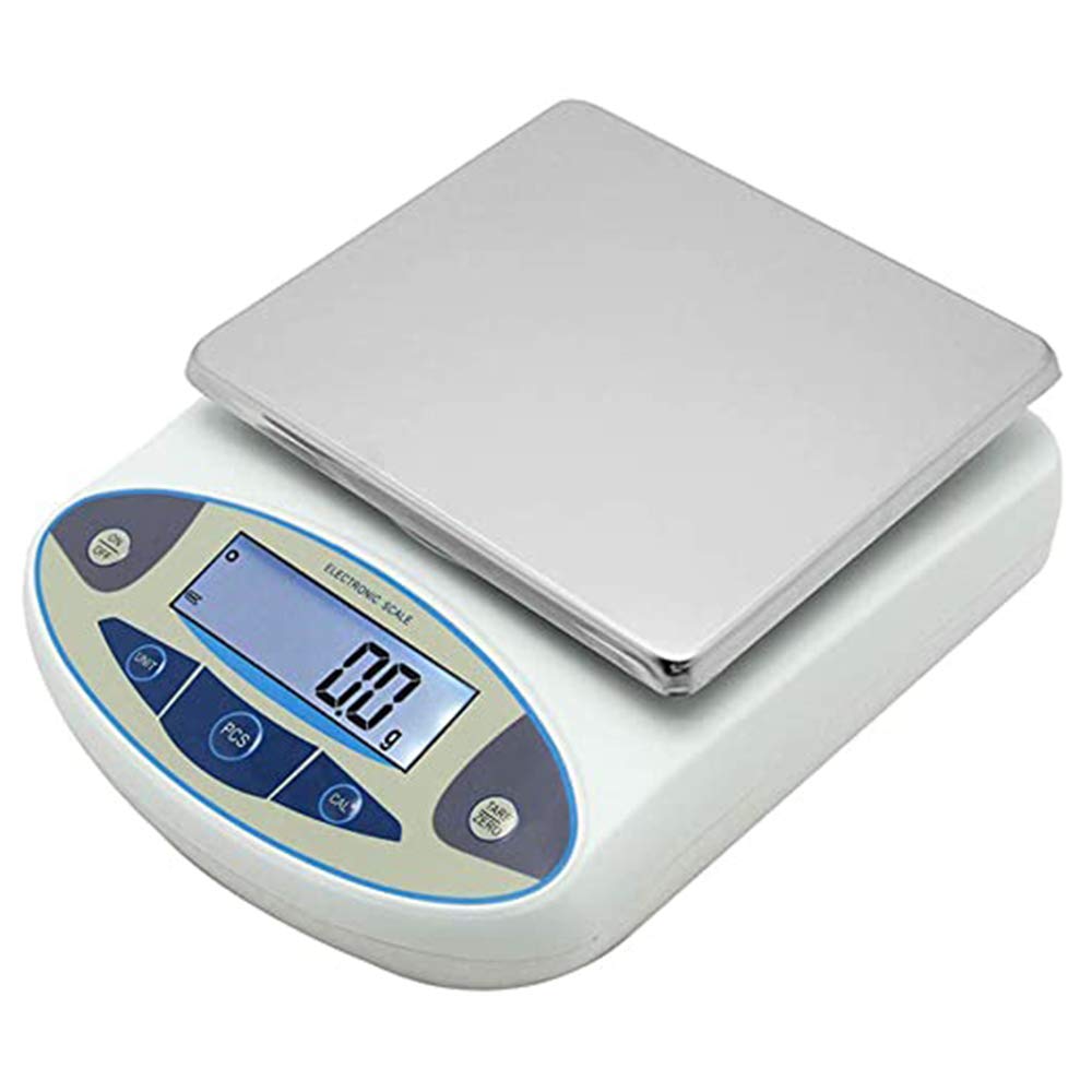 CGOLDENWALL Lab Scale 5kgx0.1g Digital Precision Scale Electronic Balance Laboratory Weighing Industrial Scale Kitchen Counting Scale Scientific Scale Calibrated (5kg, 0.1g)