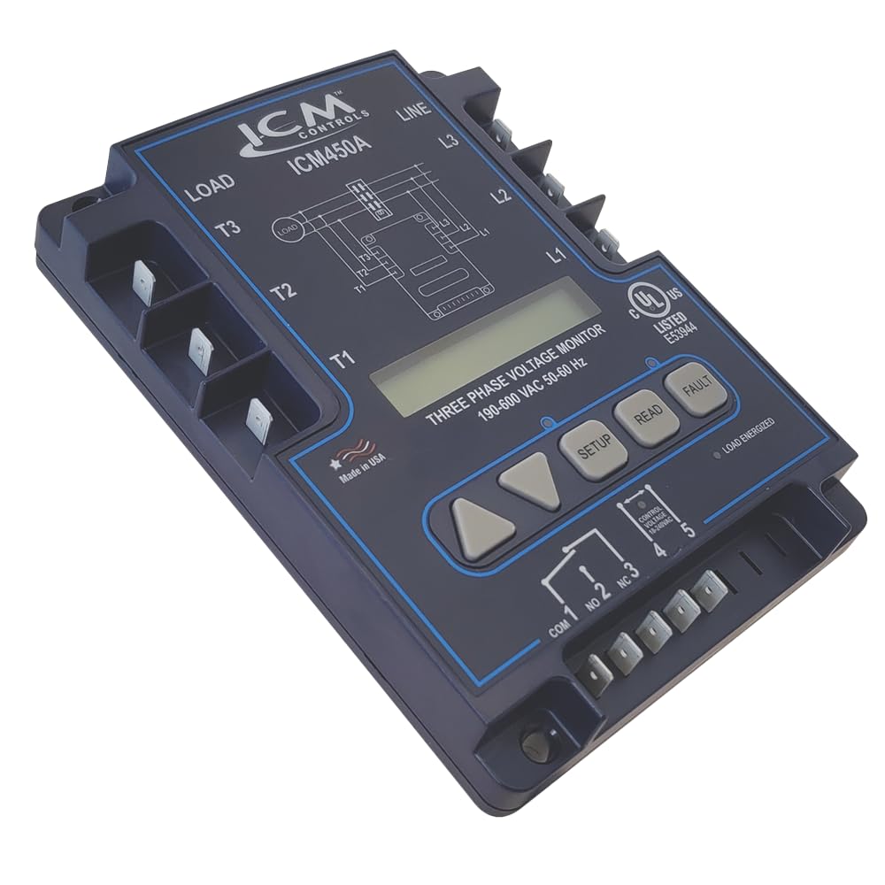 ICM Controls ICM450A Programmable 3-Phase Line Voltage Monitor