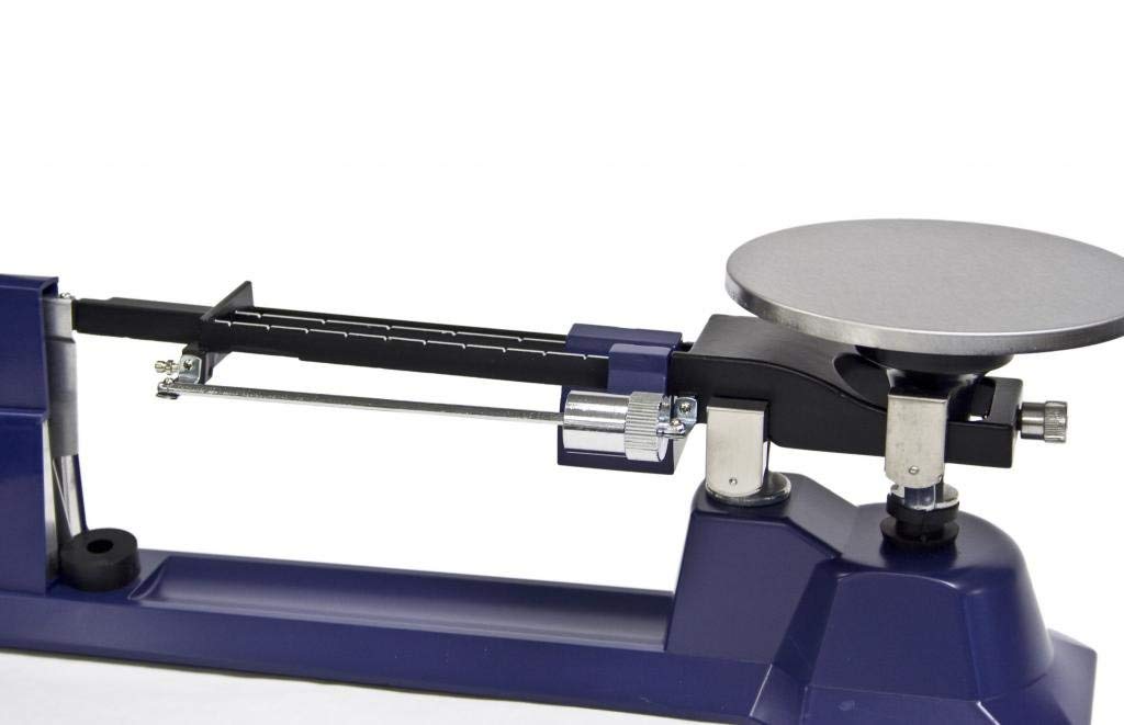 Walter Products B-350-W-O Economy Triple Beam Dial Balance with Weight Set, 2610 g Capacity
