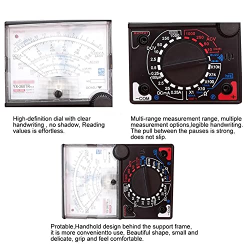 Analog Multimeter Plastic Gauge Shell AC D/C Volt Ohm Current Testing Mutimeter Electrical Pointer Multitester