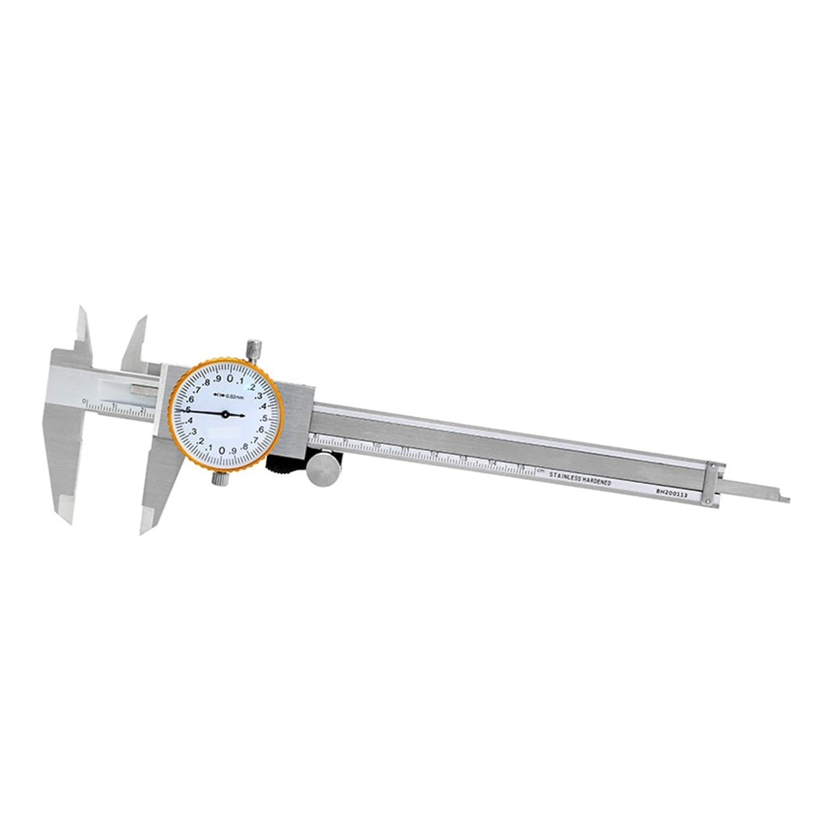 Vernier Calipers 200 Mm 0.02 Shock Proof Dial Caliper Gauge Micrometer Stainless Steel Vernier