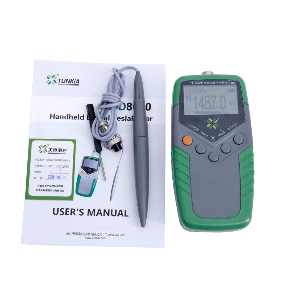 Digital Precise Permanent Magnet Gauss Tesla Meter with Class 1 Accuracy Surface Magnetic Field Tester