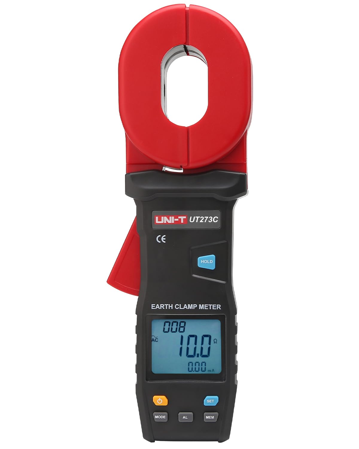 UNI-T Clamp Ground Tester 395Ω USB Earth Loop Resistance Meter 55x32mm
