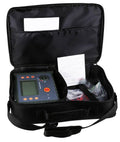 Handheld Insulation Resistance Tester Meter Megohmmeter with Insulation Resistance 0.01MΩ-200GΩ Resolution 0.01MΩ Rated Voltage 100V 250V 500V 1000V 2500V 500 Groups Data Storage