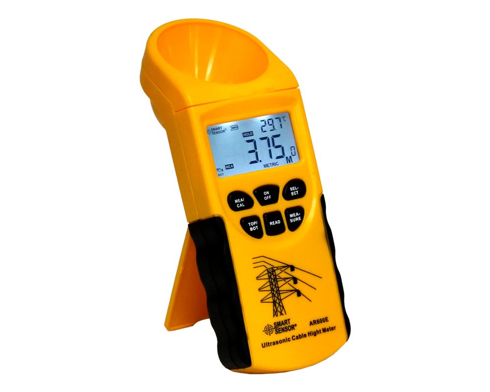 Ultrasonic Cable Height Meter, 6 Cables, Measuring Range: 3~23m, Horizontal Measuring Range: 3~18m