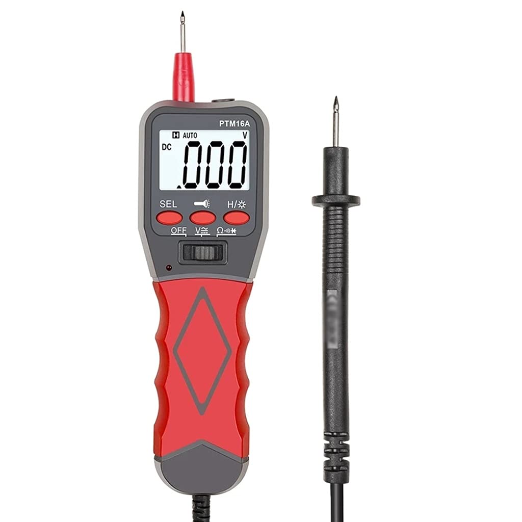 Simple Auto Range Digital Multimeter Portable LCD Display Voltage Resistance Meter 600V Flashlight Backlight
