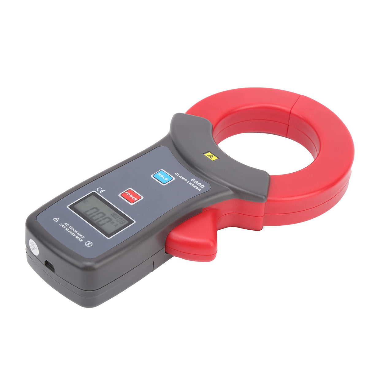AC Large Caliber Leakage Current Tester High Precise Clamp Ammeter 1200A