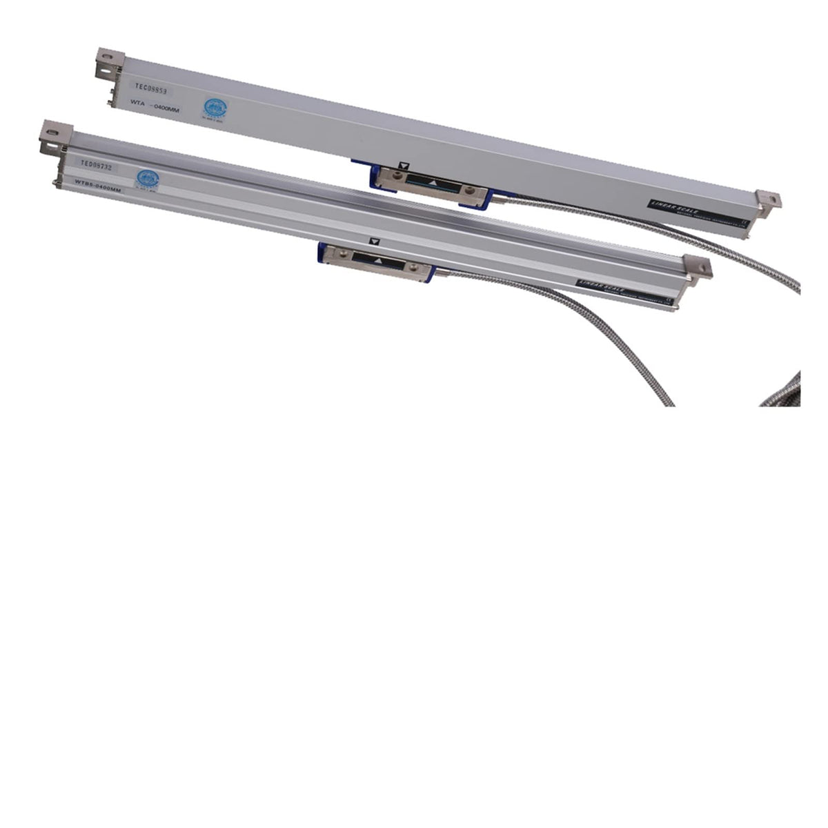 WTA5 0.005mm 50 200 250 300 350 400 450-600mm Slim Linear Scale TTL 5V Linear Optical Encoder for Milling Lathe(400mm)