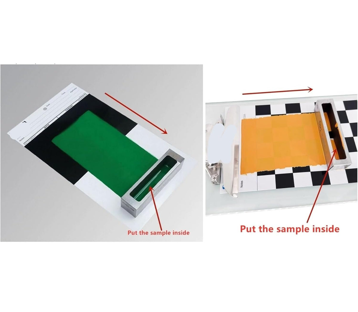1pc Tetrahedral Wet Film Coating Device - Four Side Preparator for Precision Coating of Paints and Adhesives(10-15-20-0.025mm)