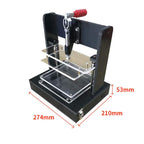 Universal PCB Test Stand, PCBA Test Rack Embryo Frame DIY Circuit Board Fixture Testing Jig 180x160MM with 4 Acrylic Board