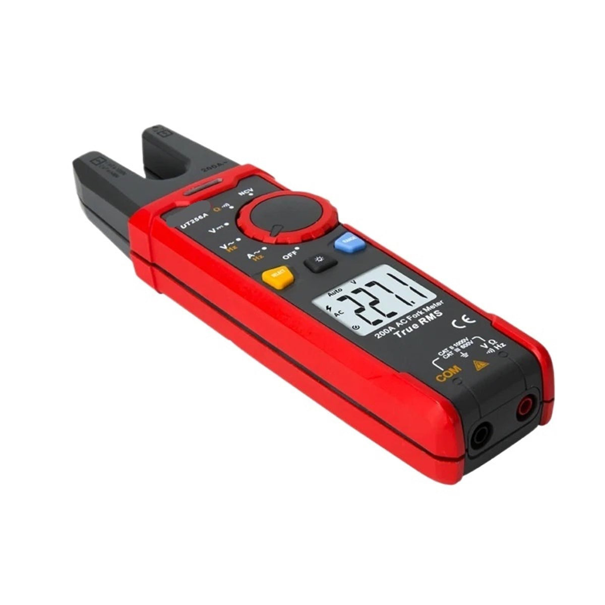 UT256A Digital Clamp Meter True RMS Fork Multimeter 200A AC Current