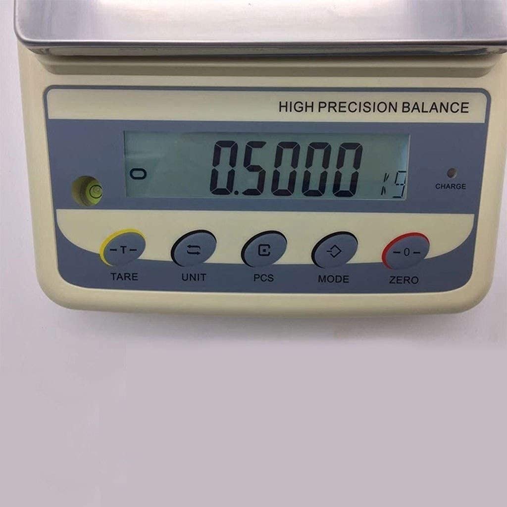 Electronic Scales High Precision Analytical Electronic Balance Jewelry Scales Lab Digital Scales Kitchen Precision Weighing Scale 0.1g Calibrated & Ready(7.5kg/0.1g)