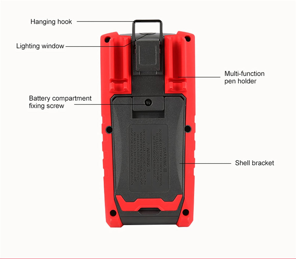 Tester High Precision Industrial Multimeter, TRUE RMS AC Voltage and Current, Can Accurately Measure Nonlinear Signals