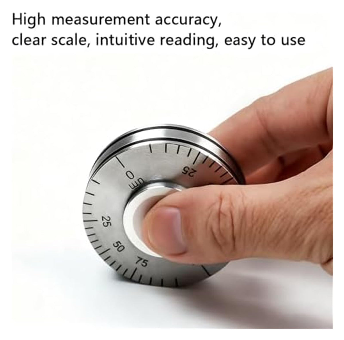 Wet Film Wheel Thickness Gauge Roller Type Wet Film Thickness Gauge Wheel Gauge for Coatings Paint Vanish Thickness(0—50um)
