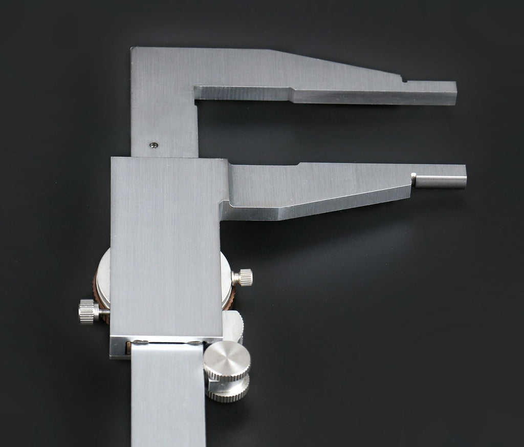 Accusize Heavy-Duty Dial Caliper, 0-24", Stainless Steel