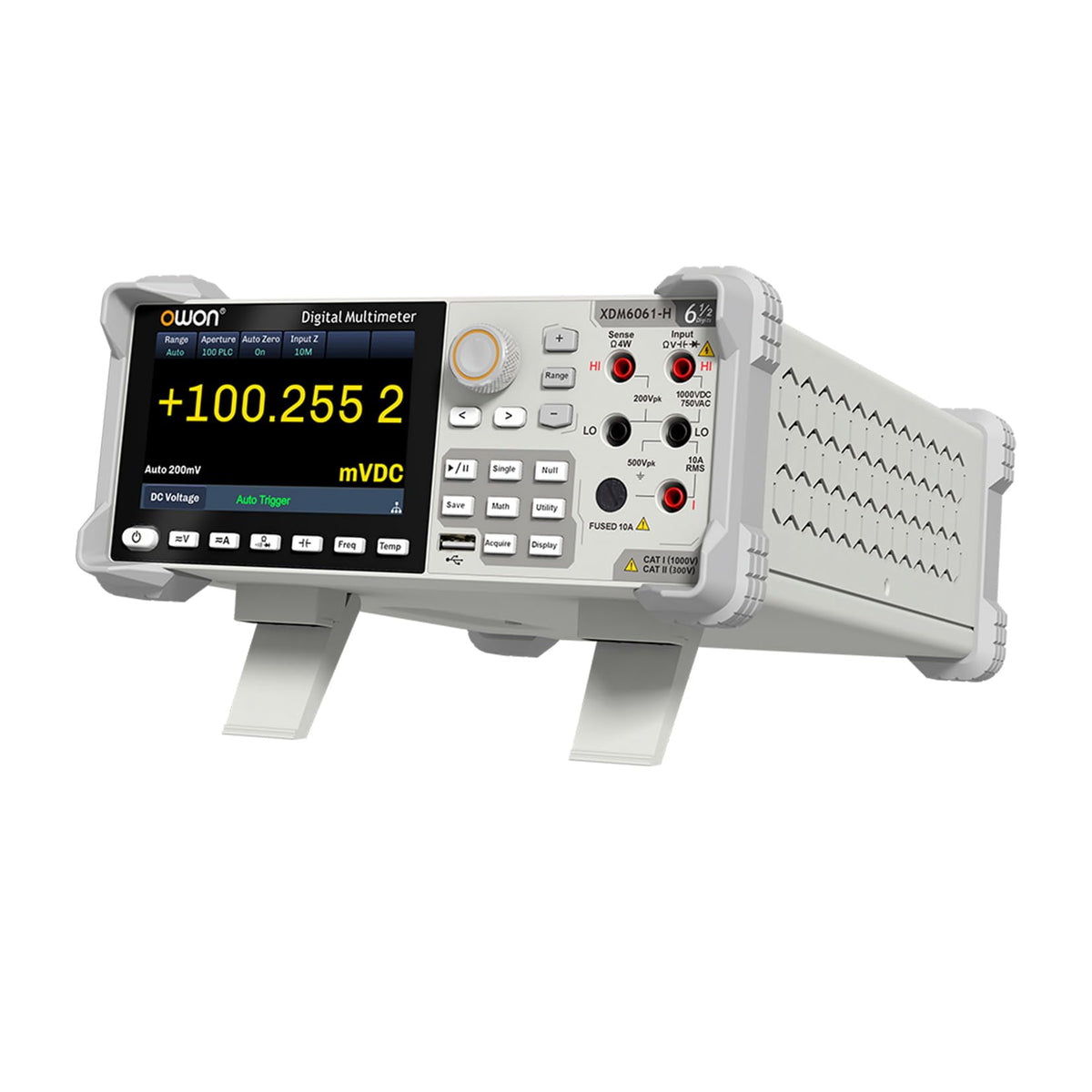 OWON Desktop Digital Multimeter with 3.5-inch LCD Display,Voltage, and Temperature with True RMS Capability,Designed for use in Laboratories, Instruments, and Factories XDM1241