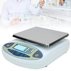 Digital Kitchen Electronic LCD Display Food Balance Scale, High Precision Lab Analytical Balance Scale 5kg/10kg/15kg/30kgx0.1g Electronic Balance Laboratory,15kg/0.1g,5kg/0.1g