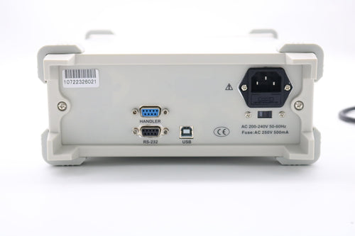 10Hz~100KHz,Frequency can be Adjust LCR Meter, 0.2% Accuracy, DCR & Electrolytic Cap Mode, SCPI, Data Logging, Open/Short, TFT, USB，ET4510,Gray