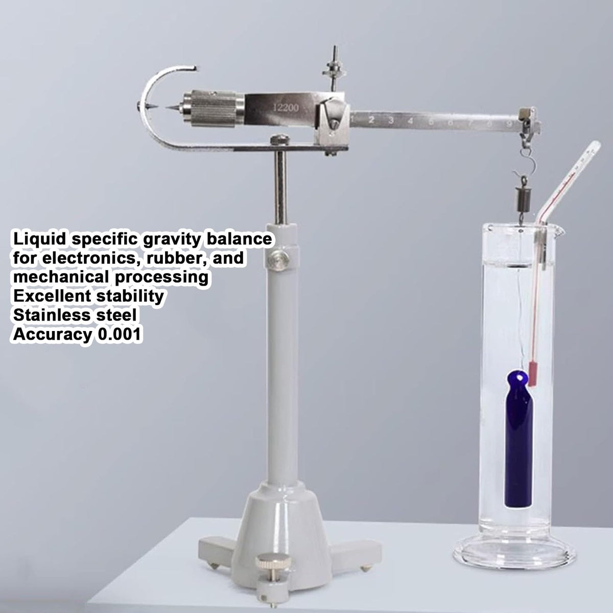 Webster's Liquid Specific Balance, Mechanical Density Weight Specific Scale, Accuracy 0.001, Density Balance Measuring Range: 1-2.000, for Measuring Liquid Density