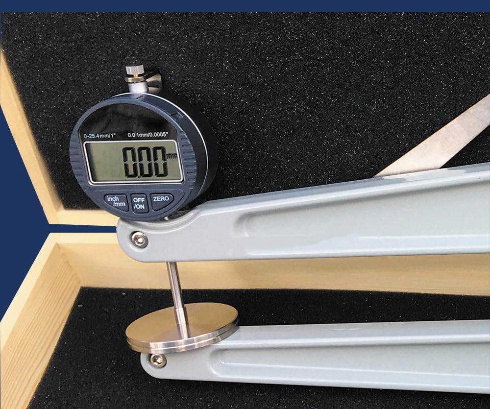 0-25.4MM 450MM 0.01MM Deep Throat Thickness Gauge Large Span