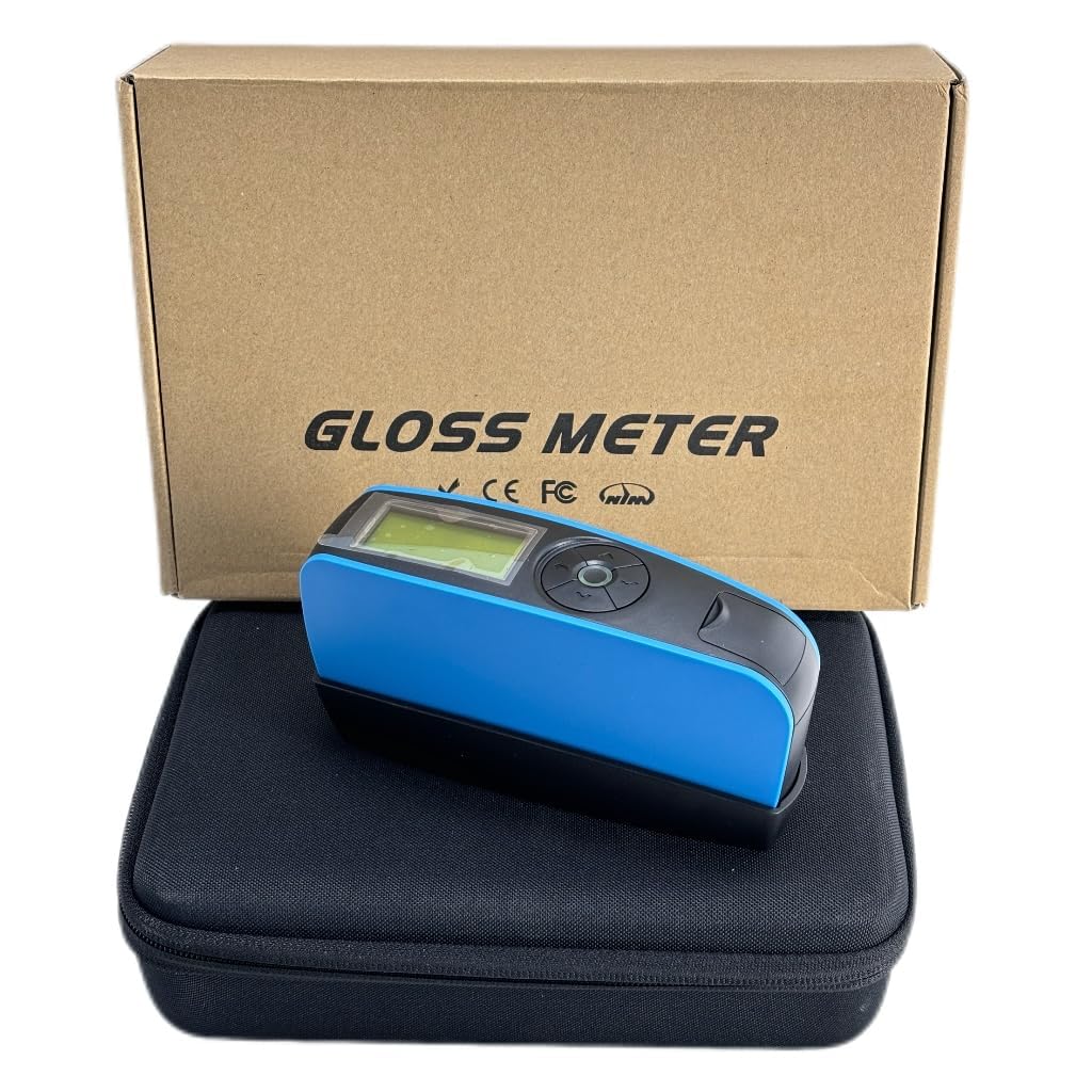 Tri-Angle 20 60 85 Degree Gloss Meter Glossmeter Three Angle Tester with High End QC Software 35000 Data Hold