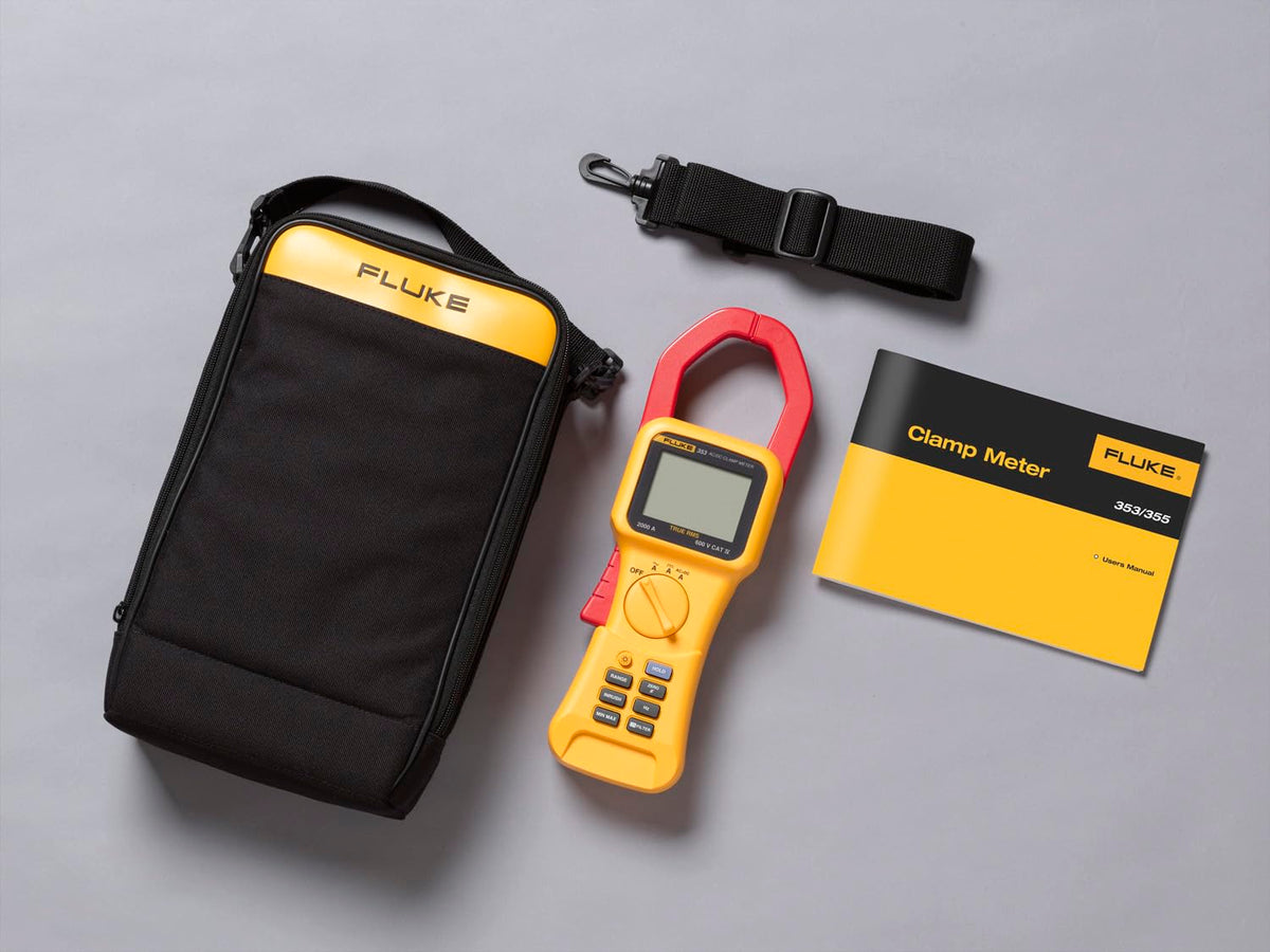 Fluke 353 True RMS Clamp-Meter, 2,000A AC/DC, Conductors to 58mm, Frequency Measurement