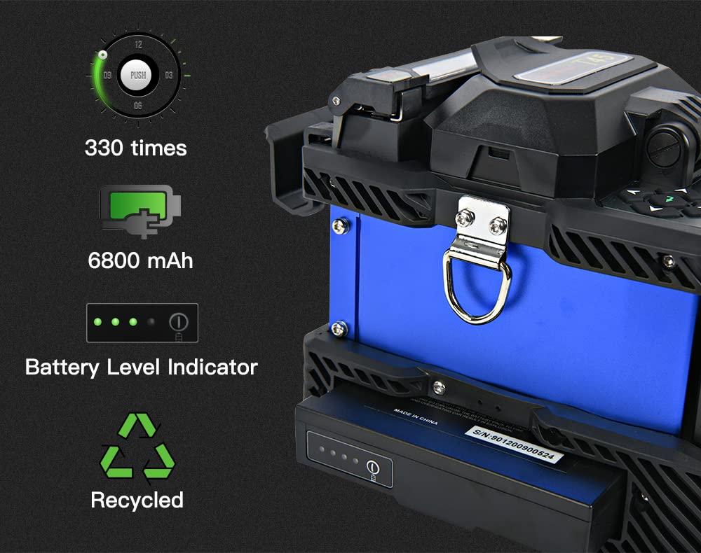 Orientek T45 Optical Fiber Fusion Splicer Kit Core Alignemnt Touch Screen