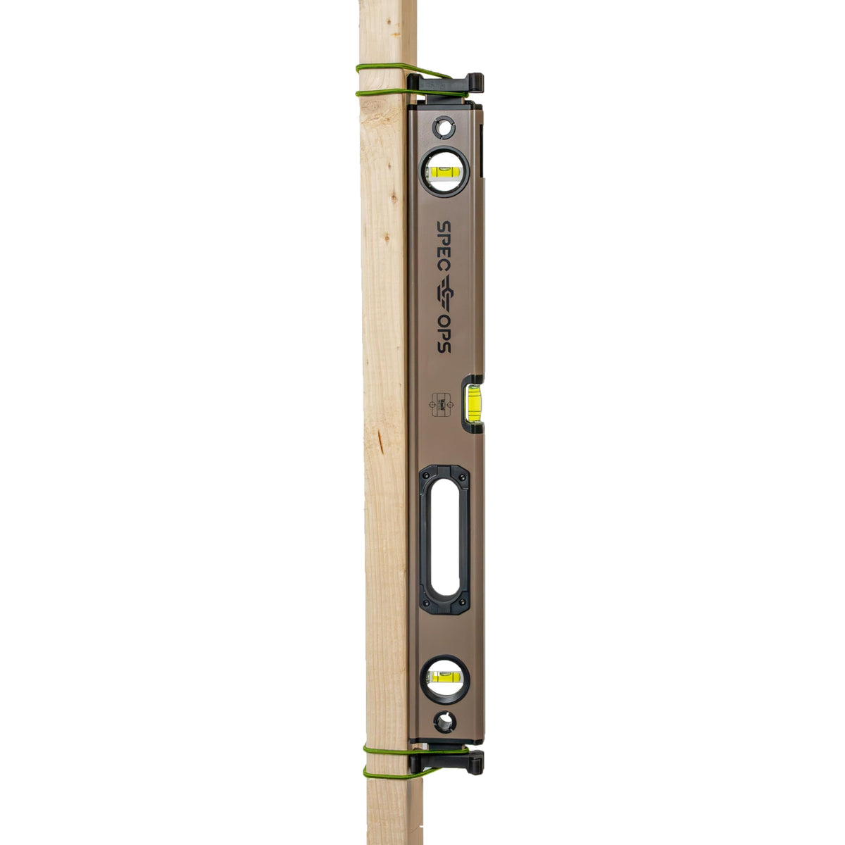 Spec Ops Tools Pocket Level for Framing & Layout, 33% Larger Precision Block Vials, Magnetic, Pocket 4"
