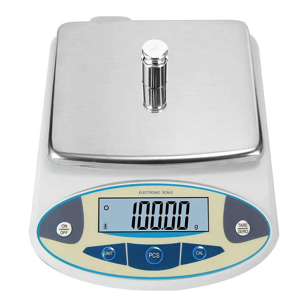 Digital Analytical Balance 0.01g Precision Laboratory Scale Jewelry Scientific Scale with LCD Display(3000g) (Color 3000g)