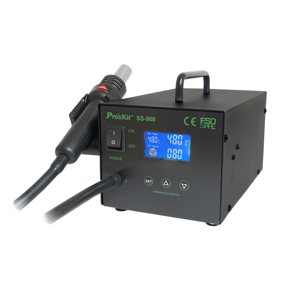 SS-968 LCD Smart Hot Air Rework Station for Phone Repair BGA SMD Solder Tool Welding Station(SS-968)
