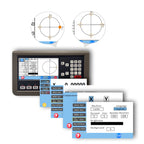 12inch 40inch Lathe DRO Kit 2 Axis Digital Readout Display Glass Linear Scale 1um with High Precise Mini Metal Lathe LCD Display