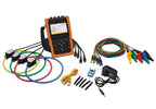 Handheld Energy Logger Flexible CTs Power Quality Analyzer Electrical Energy Analyser Mi550 +NRC100 Coils（Measurement Range: 10A-1000A, Inner Diameter 100mm）