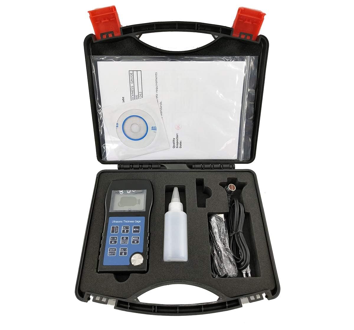 Ultrasonic Thickness Measurement Tool Ultrasonic Thickness Gauges with Standard Probe 5MHz Φ10mm Measurement Range 1～260mm Receive Bandwidth 1MHz ~ 10MHz (-3dB) Automatic Shutdown Function