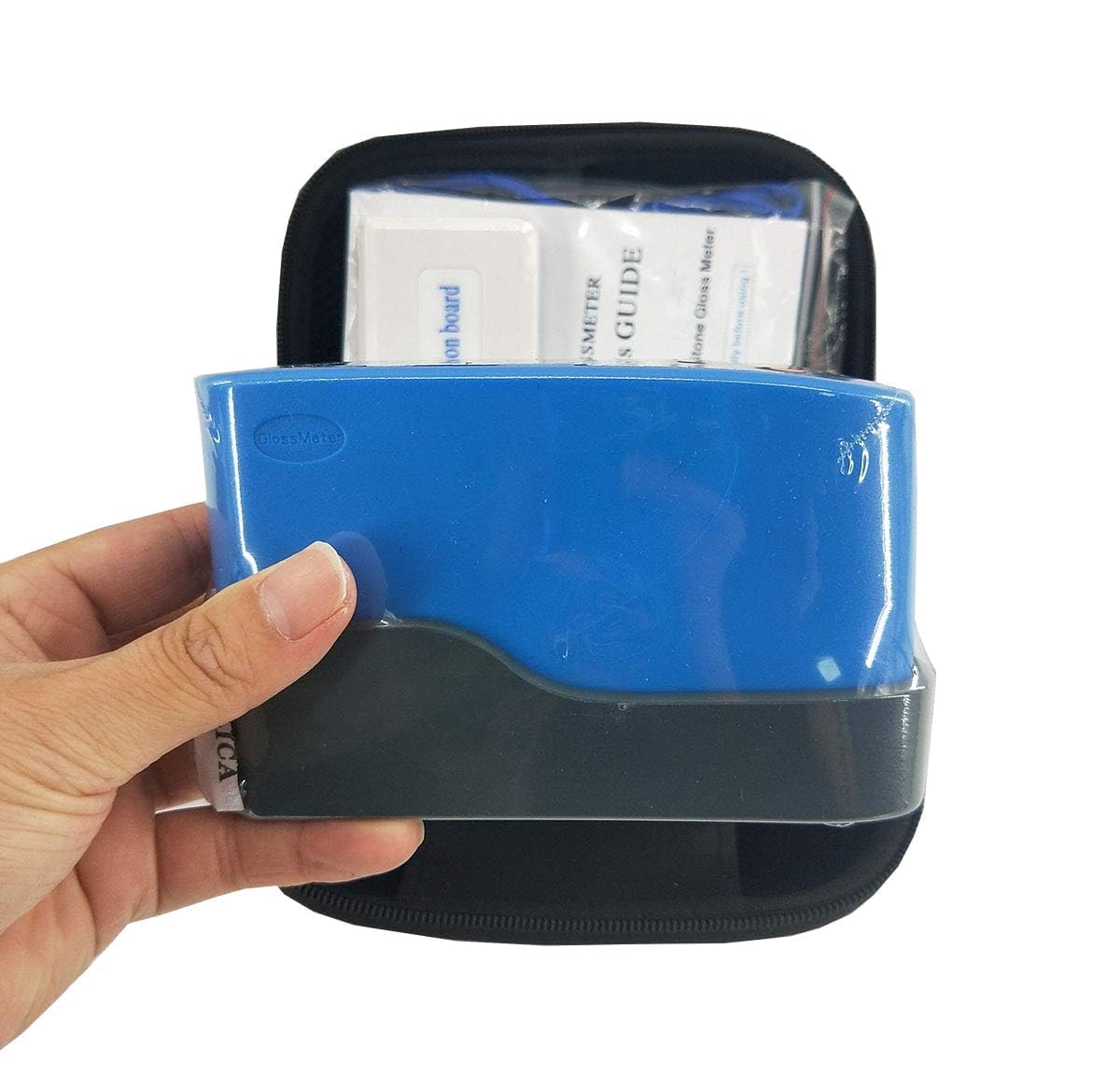 Stone Glossmeter Handheld Gloss Meter Tester for Granite Marble Angle 60 Degree with Measuring Range 0 to 199GU