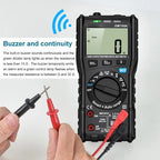 DM100A Digital Multimeter Universal Meter 10000 Count AC/DC Voltage Current Resistance Capacitance Measurement Tool