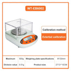 0.01G Precision Digital Electronic Balance Portable Mini Lab Jewelry Gold Weighing Scale Analytical Wide Applications,One Color-600g 0.01g