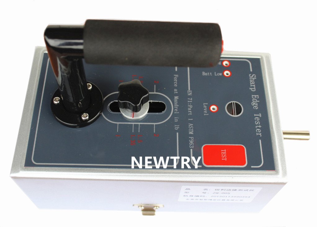 NEWTRY Electric Sharp Edge TesterBurr Angle Edge Detector Sharp Edge Detection Equipment Testing Instrument with Testing Tape