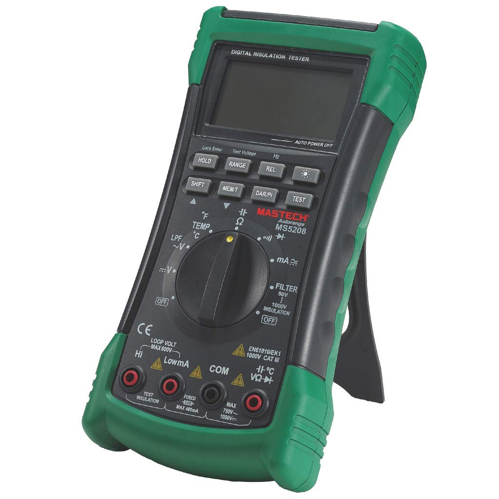 3 in 1 6600 Counts Digital Multimeter, Insulation Resistance Tester, Megohmmeter, True RMS AC Voltage Current Temperature