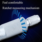 AAGAZA Electronic Outside Micrometer, 0-25mm Digital Point Double Tip Micrometer, Gauge Meter 0.001mm Thickness Measuring Gauge Tools, Carbide Tips/378