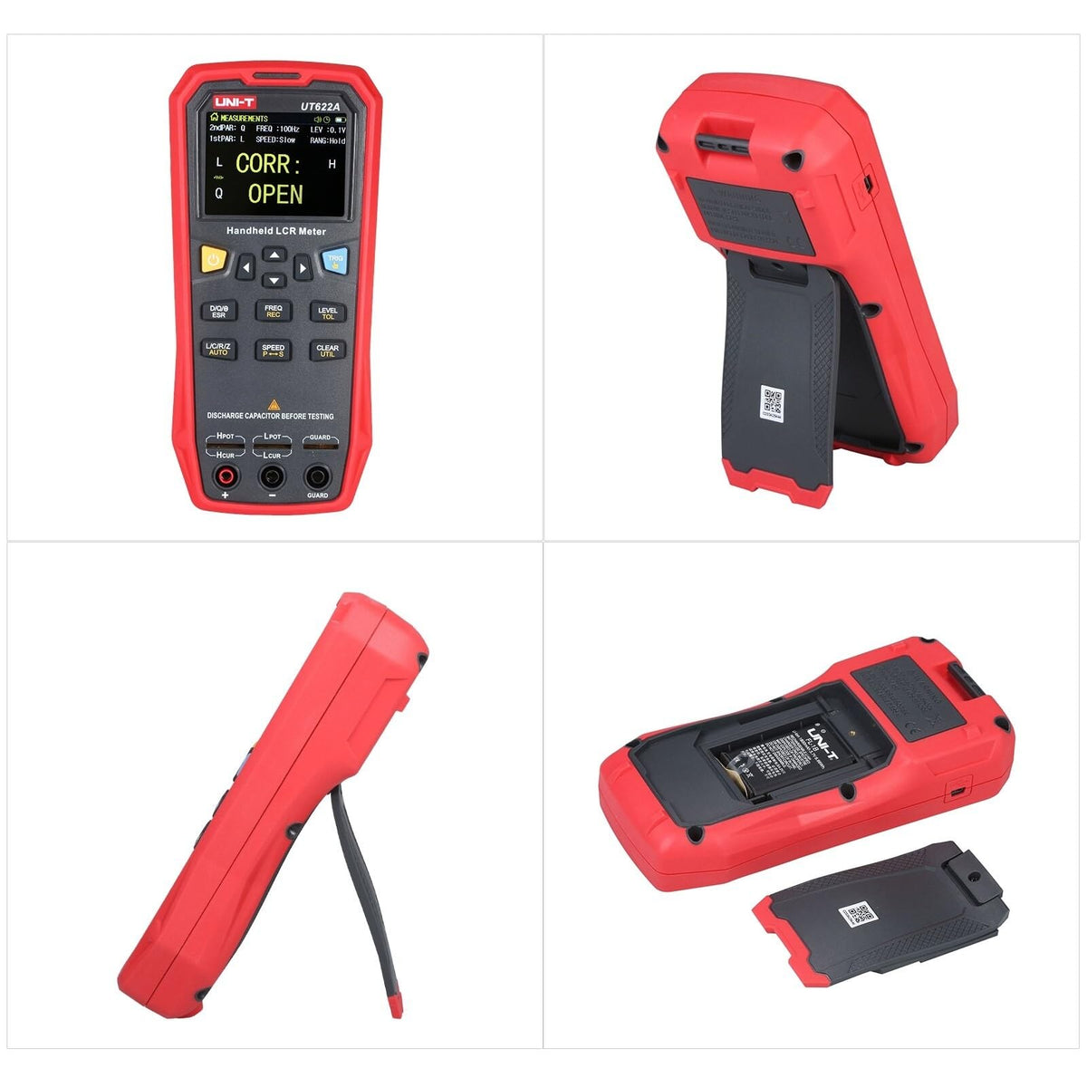 UNI-T UT622A Handheld LCR Meter High-Precision Multimeter Digital Bridge Capacimeter Inductance Capacitance Resistance Multi Tester Testing Tool