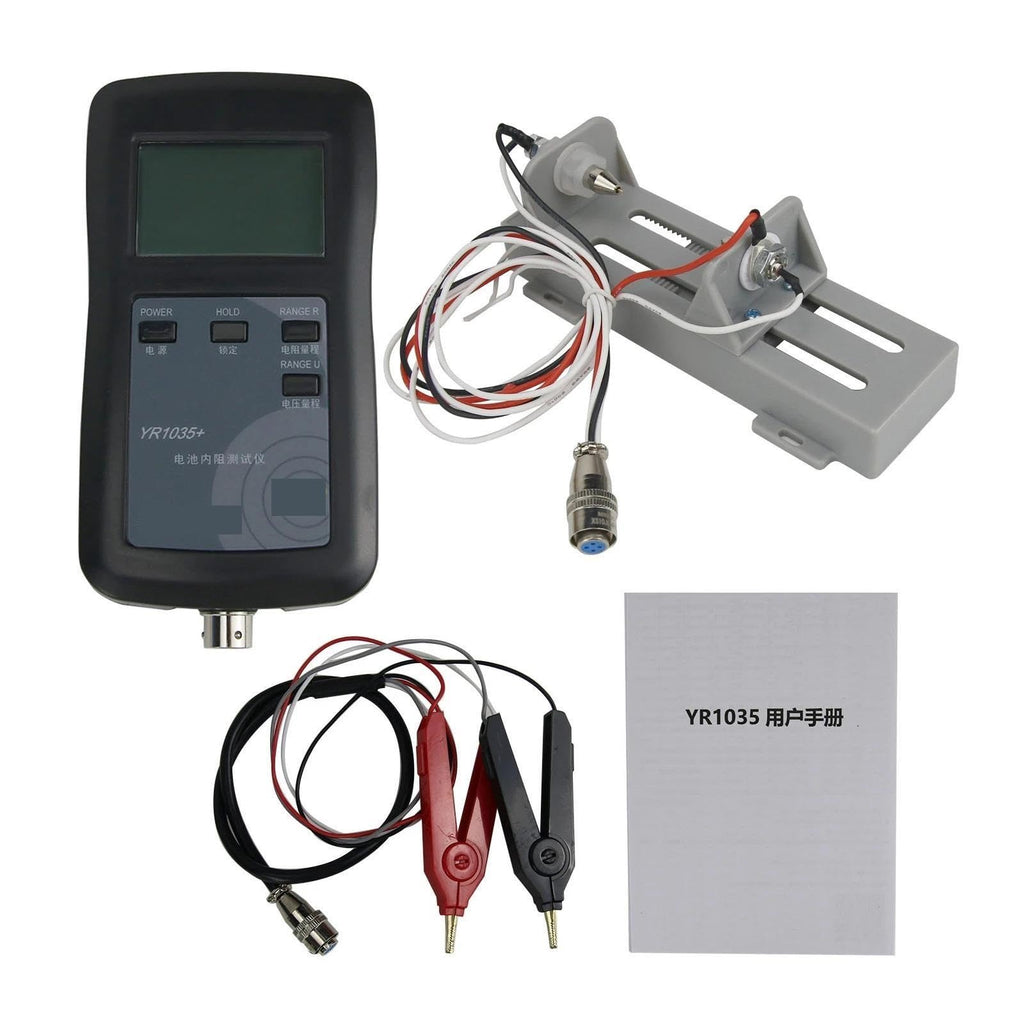 YR1035+ Lithium Battery Meter Range 100V Battery Resistance Tester
