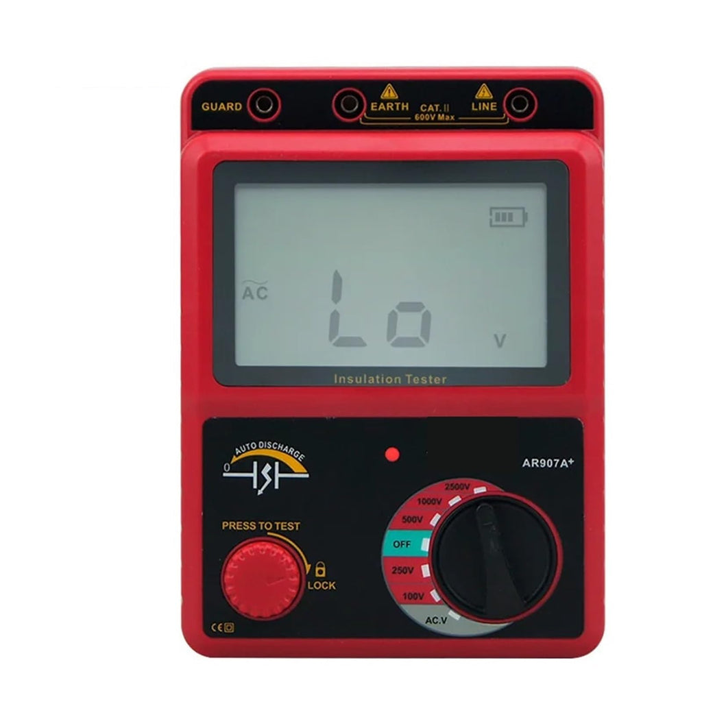 Resistance Tester Insulation Digital Megohmmeter AC/DC Voltage Ohm Meter