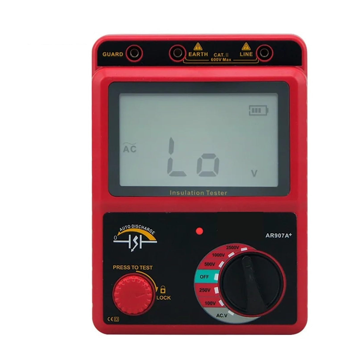 Resistance Tester Insulation Digital Megohmmeter AC/DC Voltage Ohm Meter