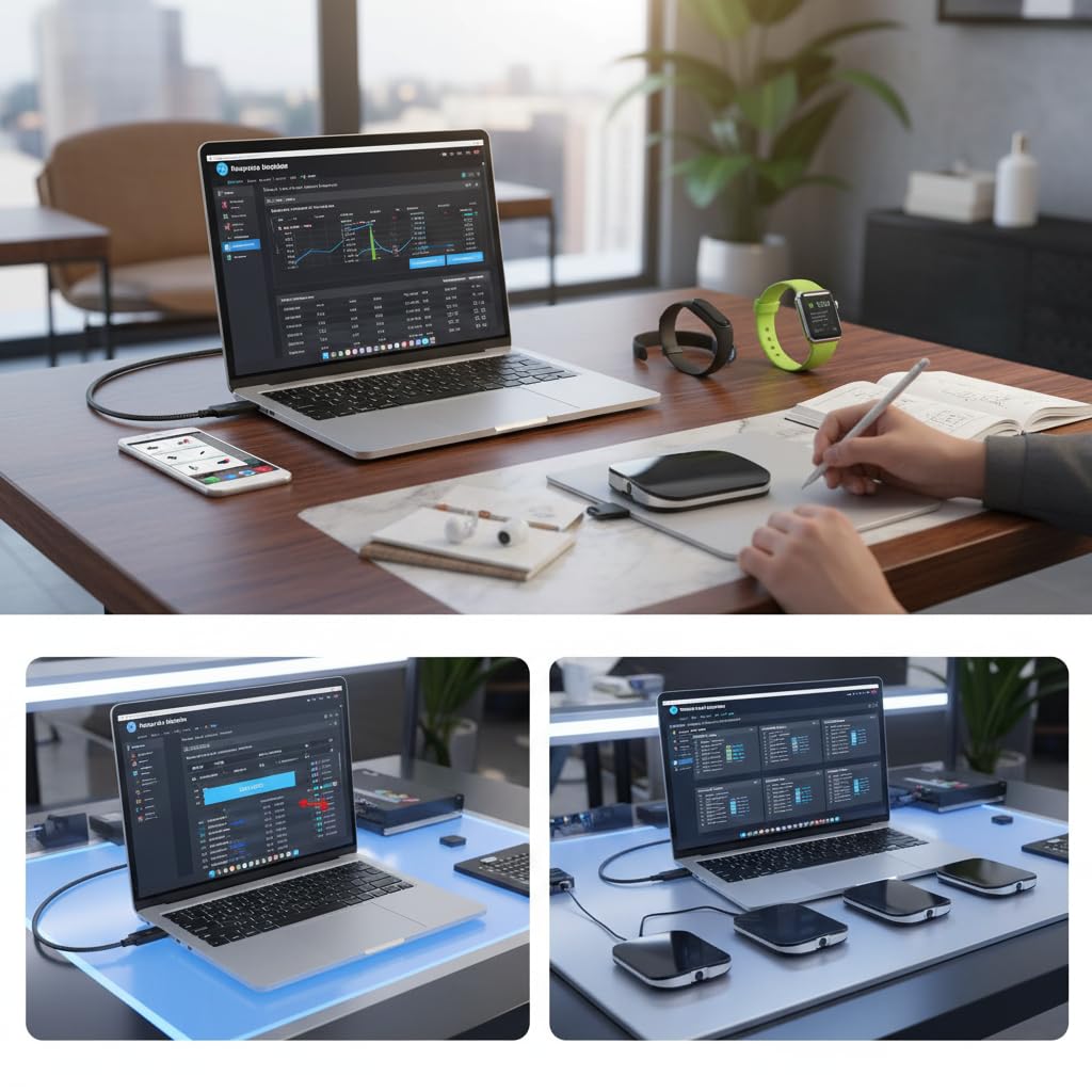 POCREATION Bluetooth Protocol Analyzer, BLE 4.0-4.2 Full Channel USB