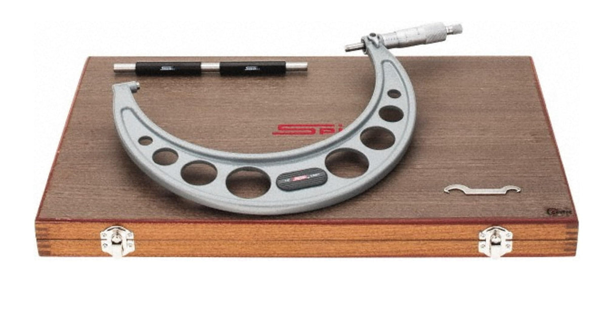 SPI 17-647-9 Calibrated Mechanical Outside Micrometer: 7" to 8 inch Range