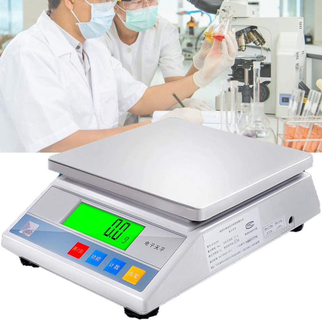Analytical Balance,Precision Scale Digital Lab Scale Accurate Electronic Balance Portable Laboratory Analytical Balance Industrial Counting Scale Jewery Kitchen Scale,7.5kg/0.1g (6kg/0.1g)